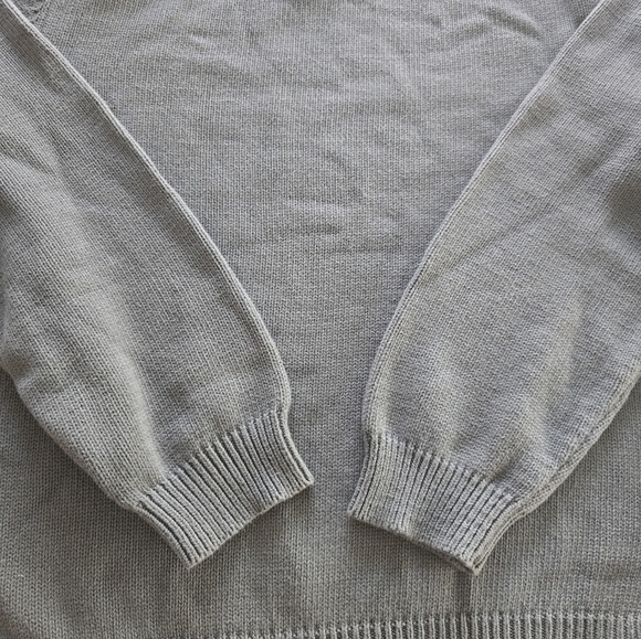 Eddie Bauer Sweater Men Sz L Green  Long Sleeve Crew Neck Knit Gorpcore - Picture 12 of 12